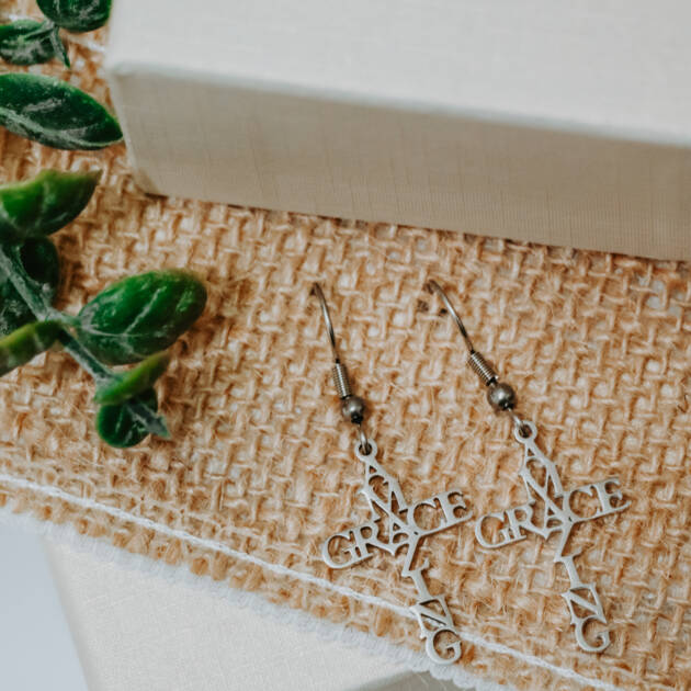 Amazing Grace Earrings – Silver